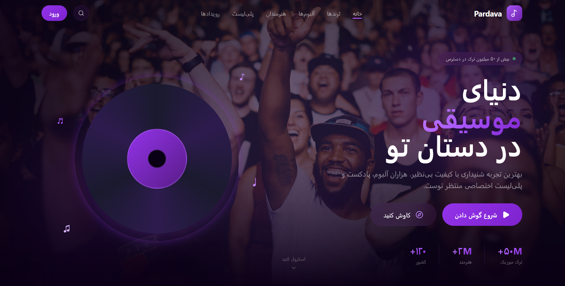 پلتفرم استریم موسیقی (موزیک آنلاین)